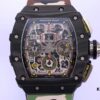 6931a82bccd8ab3d7af9c970 KV Taiwan Factory New Masterpiece Richard Mille RM011-03 NTPT Carbon Fiber Watch