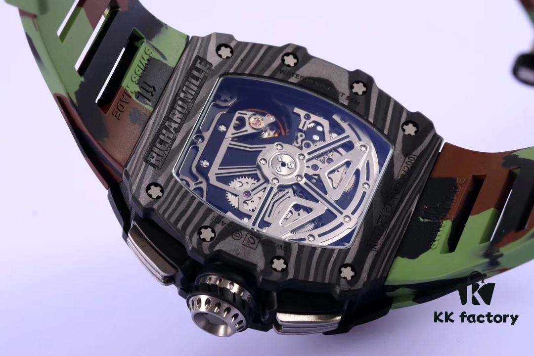 6931a82cccd8ab3d7af9c978 KV Taiwan Factory New Masterpiece Richard Mille RM011-03 NTPT Carbon Fiber Watch