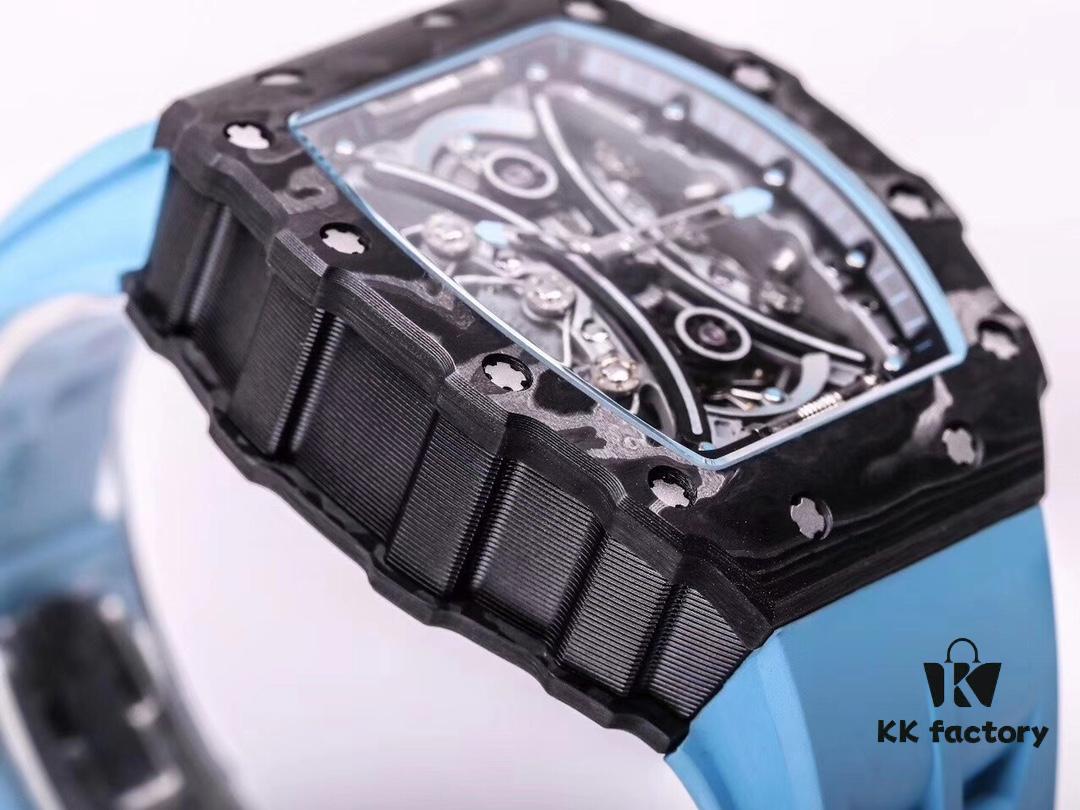 6931a82fccd8ab3d7af9c9ac JB Richard Mille RM53-01 Upgraded Version Men's Watch - Carbon Fiber Case with Genuine Tourbillon Movement