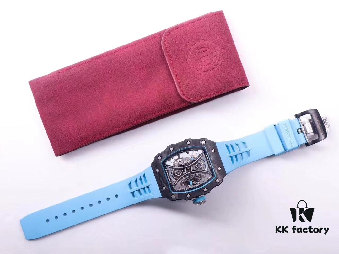 6931a82fccd8ab3d7af9c9af JB Richard Mille RM53-01 Upgraded Version Men's Watch - Carbon Fiber Case with Genuine Tourbillon Movement