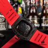 6931a830ccd8ab3d7af9c9b5 Richard Mille RM052 Series Latest Skull Carbon Fiber Upgrade Edition, Skeleton Design with Carbon Fiber Case and Original Imported Mechanical Movement
