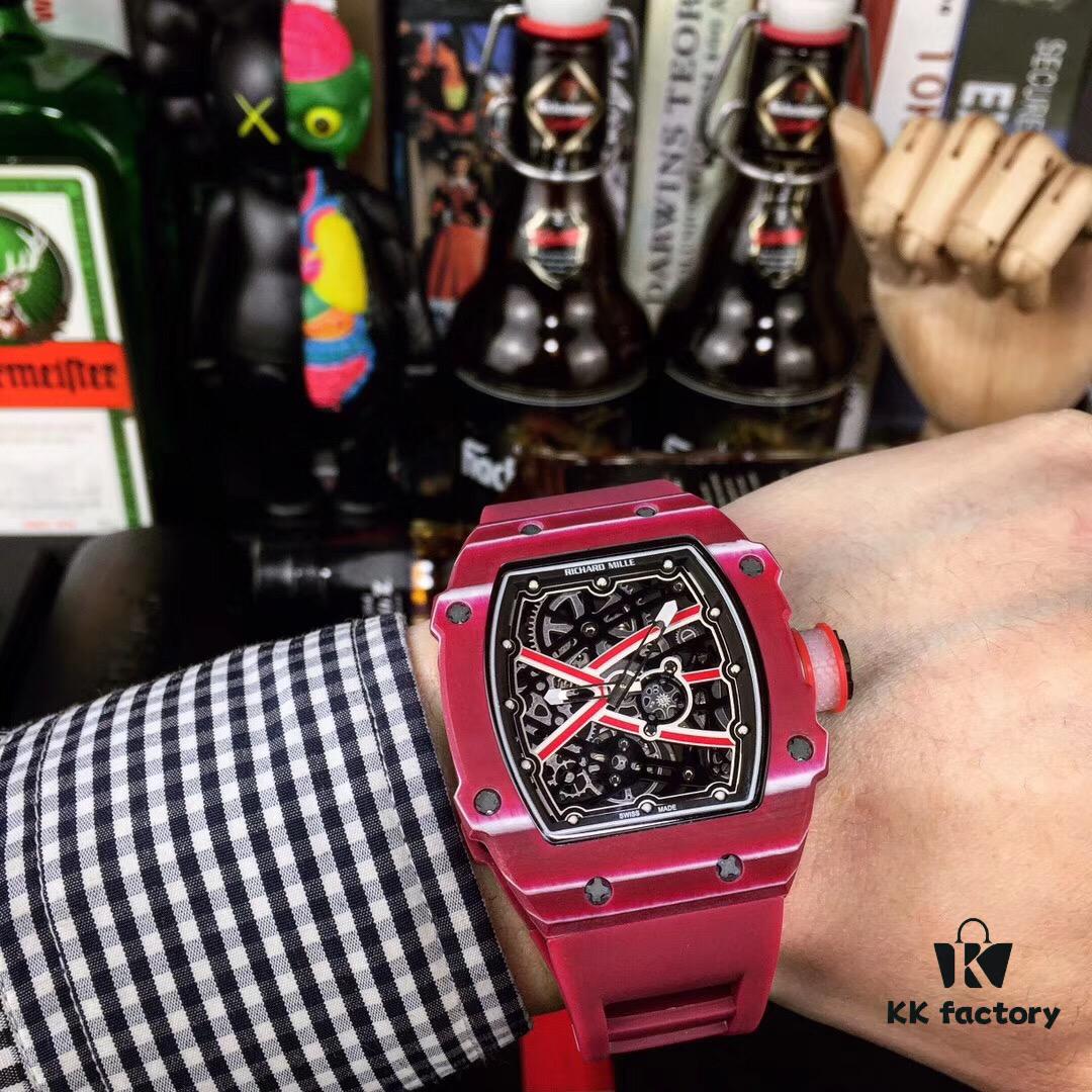 6931a831ccd8ab3d7af9c9c8 Richard Mille RM67-02 Champion High Jumper Edition 1:1 Precision Molded Case Made of 100% NTPT Carbon Fiber / Ceramic Material with Unique Texture, Equipped with Genuine Citizen Automatic Mechanical Movement Vibrating at 28,800, Fully Crafted Including Case and Small Components, Featuring Mature Technology and Distinctively Dynamic Design Lines, Paired with Special Nylon Strap, Size 48X42mm