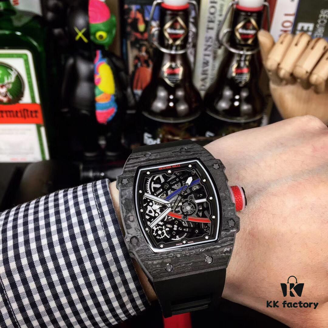 6931a831ccd8ab3d7af9c9ca Richard Mille RM67-02 Champion High Jumper Edition 1:1 Precision Molded Case Made of 100% NTPT Carbon Fiber / Ceramic Material with Unique Texture, Equipped with Genuine Citizen Automatic Mechanical Movement Vibrating at 28,800, Fully Crafted Including Case and Small Components, Featuring Mature Technology and Distinctively Dynamic Design Lines, Paired with Special Nylon Strap, Size 48X42mm