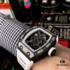 6931a831ccd8ab3d7af9c9cd Richard Mille RM055 Series New Diamond-Set Bezel with Original Carbon Fiber Texture