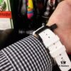 6931a831ccd8ab3d7af9c9cf Richard Mille RM055 Series New Diamond-Set Bezel with Original Carbon Fiber Texture