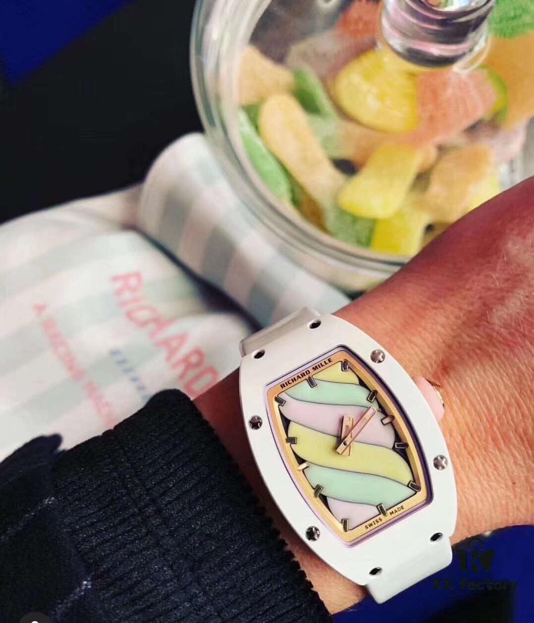 6931a832ccd8ab3d7af9c9e2 Richard Mille Candy Marshmallow Latest Hit!