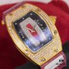 6931a834ccd8ab3d7af9c9f9 Women's Richard Miller Red Lip Watch with 24K Gold Plating