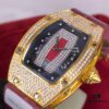 6931a834ccd8ab3d7af9c9fb Women's Richard Miller Red Lip Watch with 24K Gold Plating