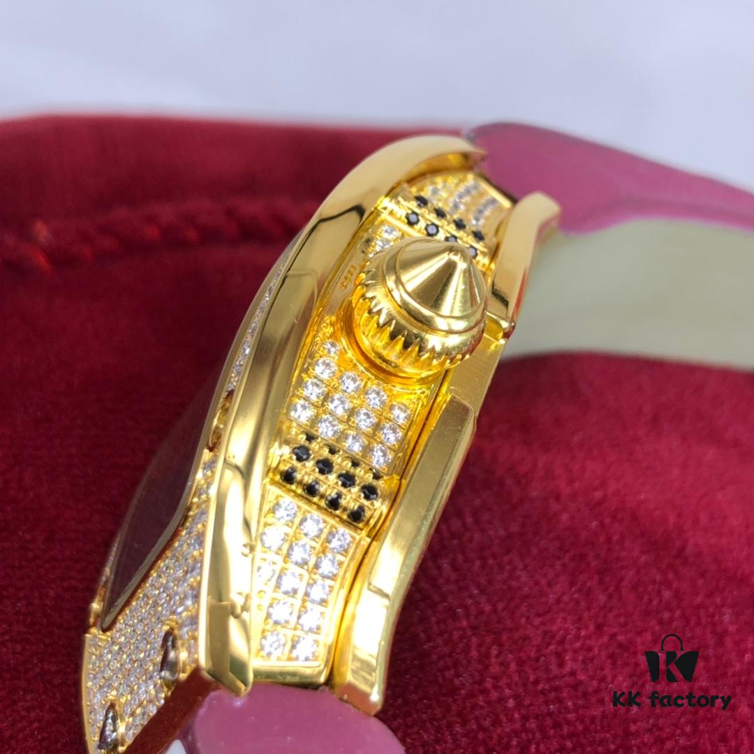 6931a834ccd8ab3d7af9c9ff Women's Richard Miller Red Lip Watch with 24K Gold Plating