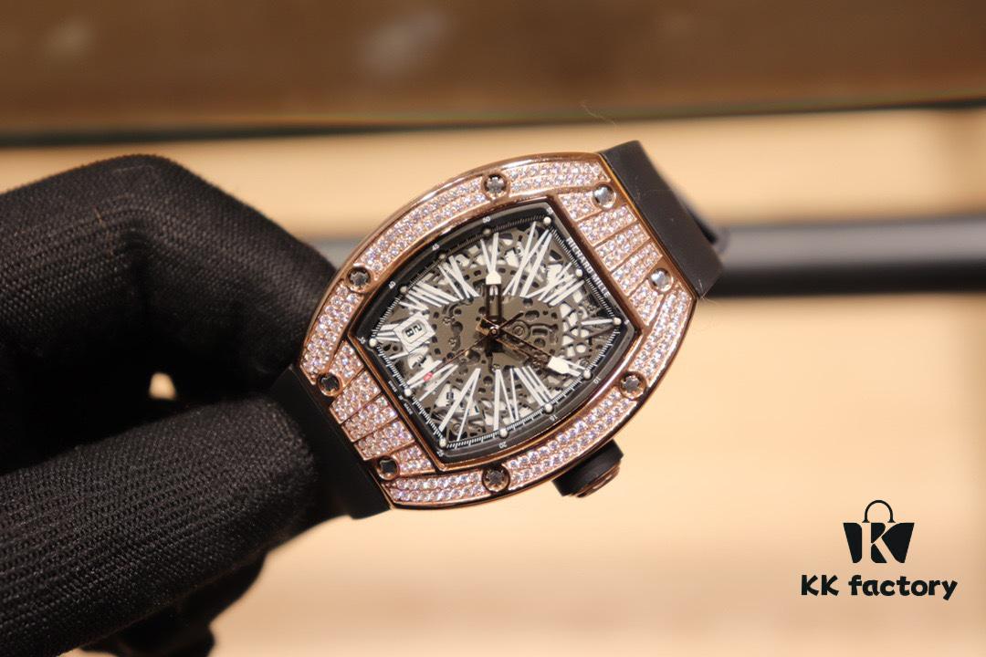 6931a834ccd8ab3d7af9ca04 Richard Mille RM010 New Craftsmanship Fashionable and Avant-garde Openwork Design Latest Special Edition Men's Luxury Watch