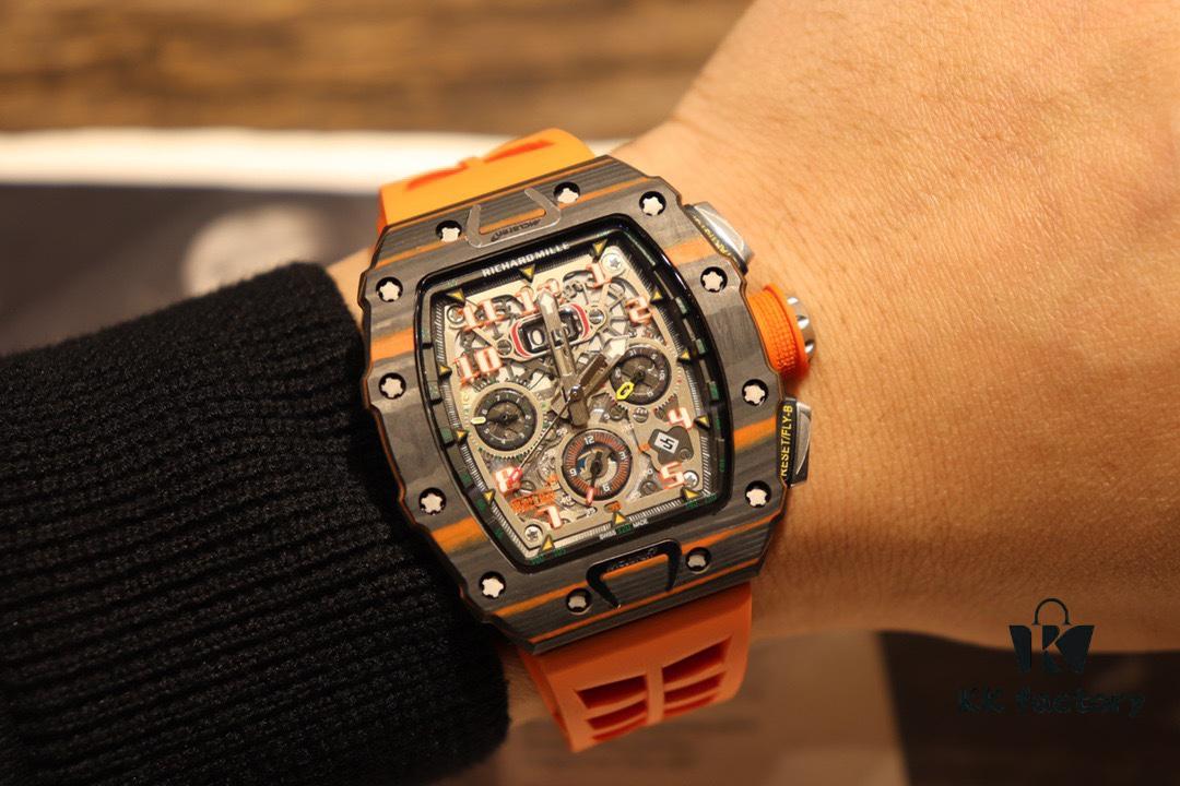 6931a837ccd8ab3d7af9ca28 Richard Mille RM11-03 Elevated to Artistic Excellence, Premium Carbon Fiber Case with Grand Date, Chronograph, Flyback/Reverse Jump Multi-Function Automatic Movement, Imported Rubber Strap with Original Folding Clasp, 50x40mm – Exemplifying Richard Mill's Luxury and Timeless Heritage