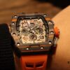 6931a837ccd8ab3d7af9ca29 Richard Mille RM11-03 Elevated to Artistic Excellence, Premium Carbon Fiber Case with Grand Date, Chronograph, Flyback/Reverse Jump Multi-Function Automatic Movement, Imported Rubber Strap with Original Folding Clasp, 50x40mm – Exemplifying Richard Mill's Luxury and Timeless Heritage