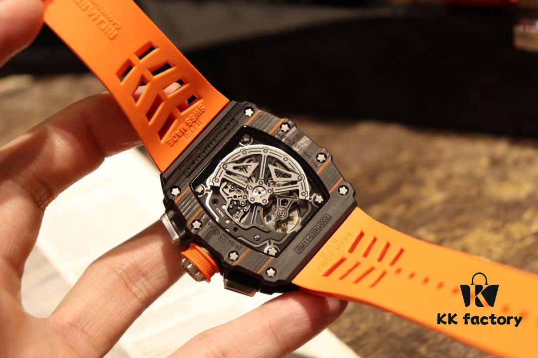 6931a837ccd8ab3d7af9ca2d Richard Mille RM11-03 Elevated to Artistic Excellence, Premium Carbon Fiber Case with Grand Date, Chronograph, Flyback/Reverse Jump Multi-Function Automatic Movement, Imported Rubber Strap with Original Folding Clasp, 50x40mm – Exemplifying Richard Mill's Luxury and Timeless Heritage