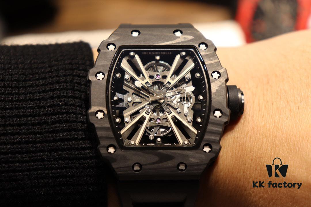 6931a839ccd8ab3d7af9ca57 Richard Mille RM12-01 Limited Edition Automatic Skeleton Watch with Racing-Inspired Design