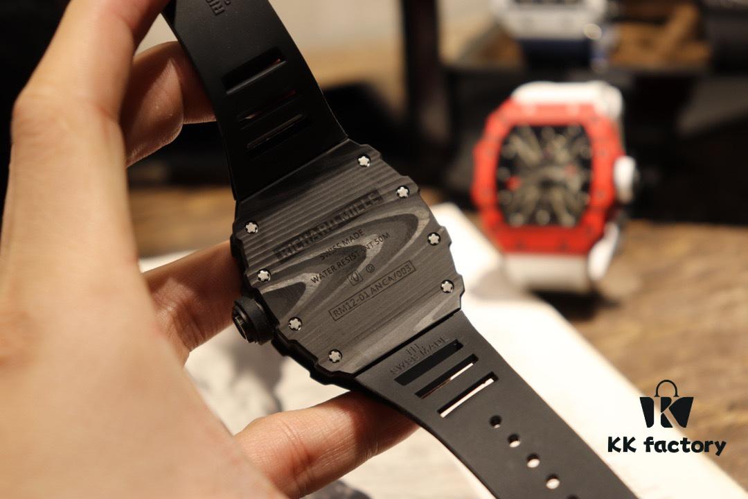 6931a83accd8ab3d7af9ca5a Richard Mille RM12-01 Limited Edition Automatic Skeleton Watch with Racing-Inspired Design