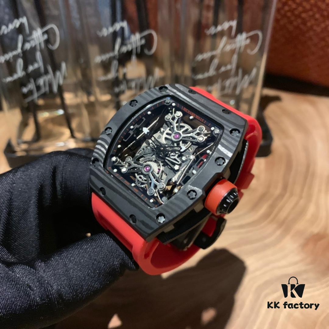 6931a83bccd8ab3d7af9ca7b Richard Mille RM50-27-01 Carbon Fiber High-End Quality with Original Imported Mechanical Movement