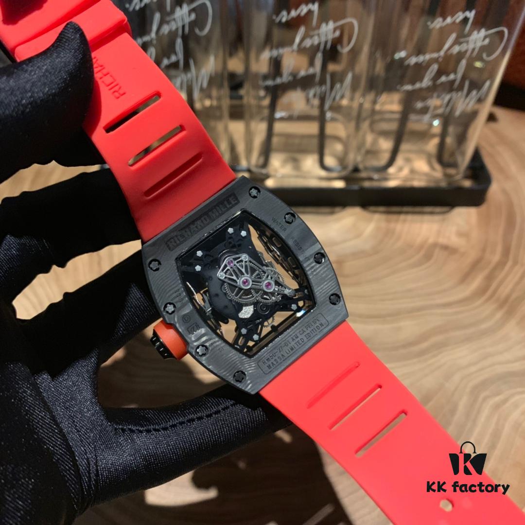 6931a83cccd8ab3d7af9ca7e Richard Mille RM50-27-01 Carbon Fiber High-End Quality with Original Imported Mechanical Movement