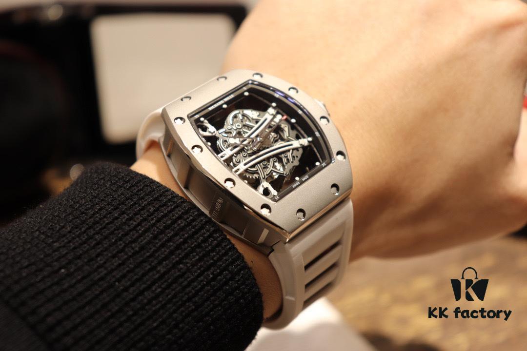 6931a83cccd8ab3d7af9ca8a Richard Mille RM61-01 Skeleton Design Never Stops Advancing Beyond Traditional Watchmaking Natural Rubber Genuine Folding Clasp Imported Citizen Mechanical Movement Makes This Watch a Revolutionary Legend in the Wristwatch World