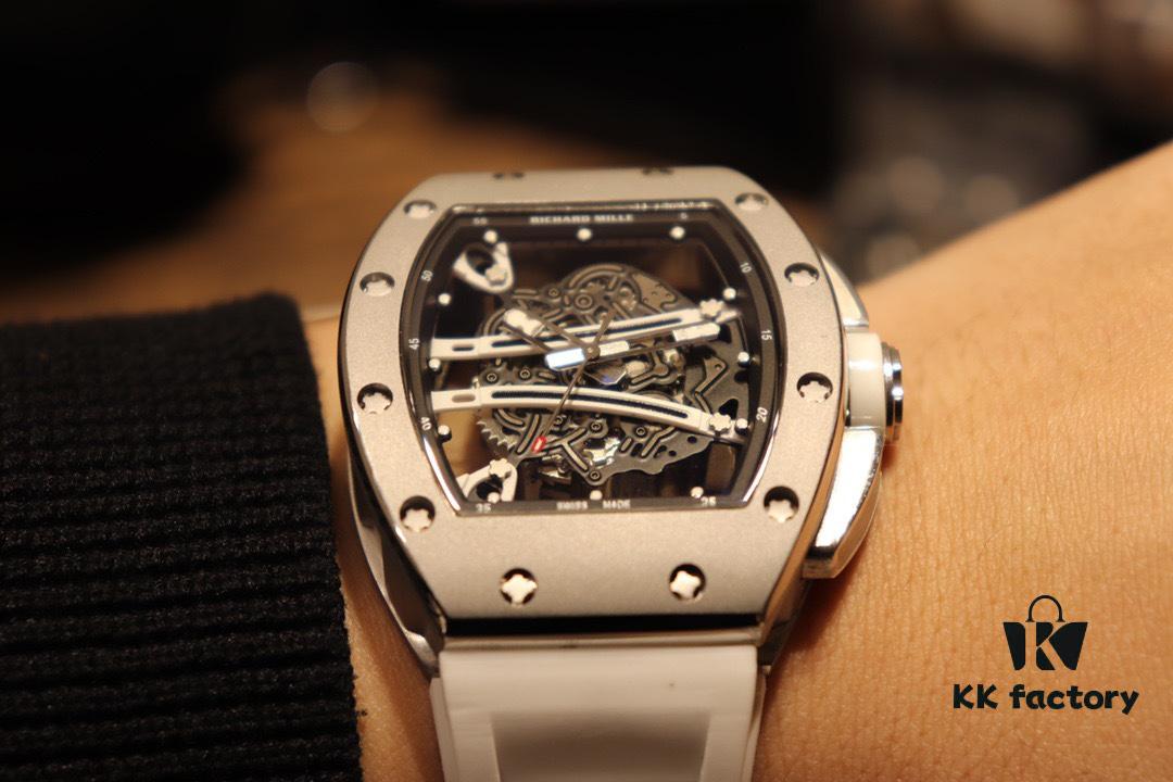 6931a83cccd8ab3d7af9ca8b Richard Mille RM61-01 Skeleton Design Never Stops Advancing Beyond Traditional Watchmaking Natural Rubber Genuine Folding Clasp Imported Citizen Mechanical Movement Makes This Watch a Revolutionary Legend in the Wristwatch World