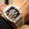 6931a83cccd8ab3d7af9ca8c Richard Mille RM61-01 Skeleton Design Never Stops Advancing Beyond Traditional Watchmaking Natural Rubber Genuine Folding Clasp Imported Citizen Mechanical Movement Makes This Watch a Revolutionary Legend in the Wristwatch World