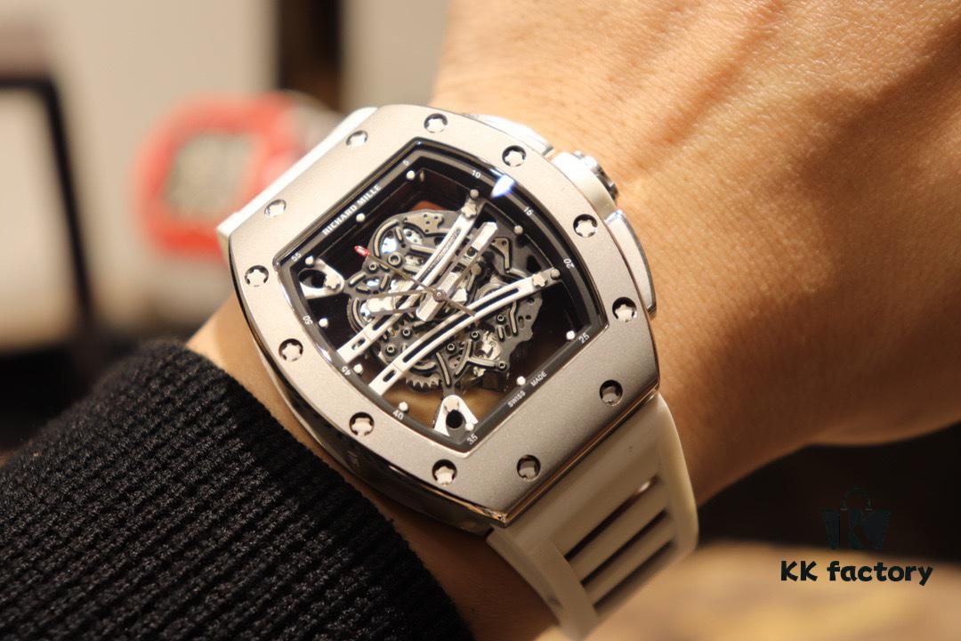6931a83cccd8ab3d7af9ca8c Richard Mille RM61-01 Skeleton Design Never Stops Advancing Beyond Traditional Watchmaking Natural Rubber Genuine Folding Clasp Imported Citizen Mechanical Movement Makes This Watch a Revolutionary Legend in the Wristwatch World