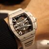6931a83dccd8ab3d7af9ca8d Richard Mille RM61-01 Skeleton Design Never Stops Advancing Beyond Traditional Watchmaking Natural Rubber Genuine Folding Clasp Imported Citizen Mechanical Movement Makes This Watch a Revolutionary Legend in the Wristwatch World