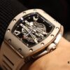 6931a83dccd8ab3d7af9ca8e Richard Mille RM61-01 Skeleton Design Never Stops Advancing Beyond Traditional Watchmaking Natural Rubber Genuine Folding Clasp Imported Citizen Mechanical Movement Makes This Watch a Revolutionary Legend in the Wristwatch World
