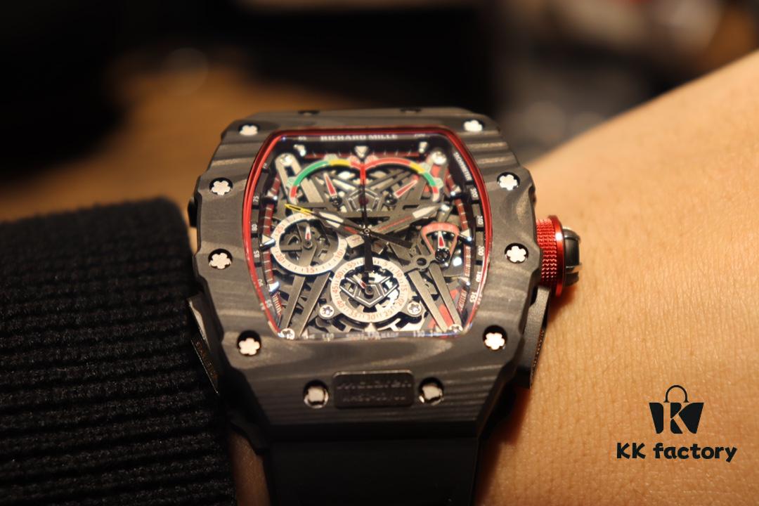 6931a83dccd8ab3d7af9ca94 Richard Mille Richard Miller Watch with Carbon Fiber Case, 43*50mm, Waterproof Strap with Original Folding Clasp, Bold and Unique Dial Design for the Individual