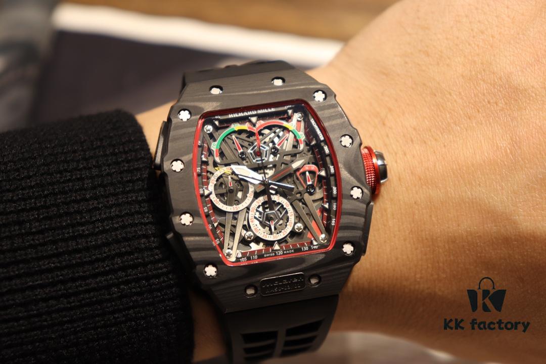 6931a83dccd8ab3d7af9ca95 Richard Mille Richard Miller Watch with Carbon Fiber Case, 43*50mm, Waterproof Strap with Original Folding Clasp, Bold and Unique Dial Design for the Individual
