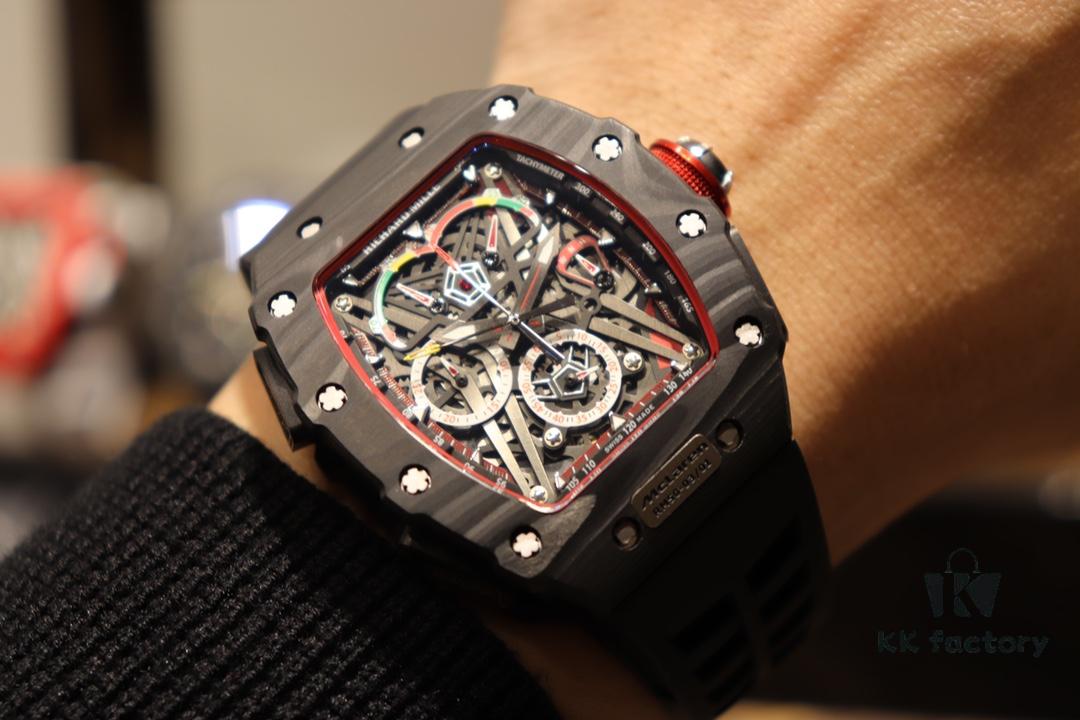 6931a83dccd8ab3d7af9ca96 Richard Mille Richard Miller Watch with Carbon Fiber Case, 43*50mm, Waterproof Strap with Original Folding Clasp, Bold and Unique Dial Design for the Individual