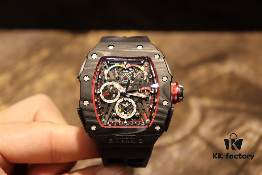 6931a83dccd8ab3d7af9ca98 Richard Mille Richard Miller Watch with Carbon Fiber Case, 43*50mm, Waterproof Strap with Original Folding Clasp, Bold and Unique Dial Design for the Individual