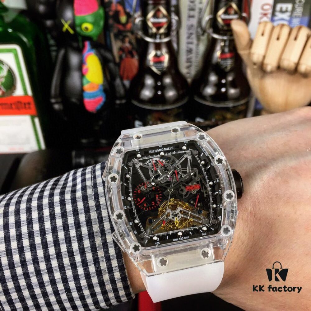 6931a83dccd8ab3d7af9ca9b Richard Mille RM011-FM Series Limited Edition Fully Transparent Multi-Function Mechanical Watch