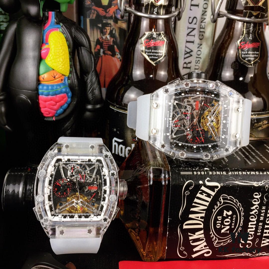 6931a83eccd8ab3d7af9caa2 Richard Mille RM011-FM Series Limited Edition Fully Transparent Multi-Function Mechanical Watch