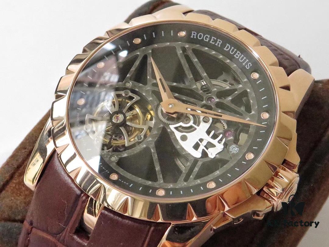 6931a840ccd8ab3d7af9cac9 JB Roger Dubuis EXCALIBUR King Series RDDBEX0260 (Sports Version of RDDBEX0393, 45mm Diameter, Safety Guard Bridge Crown with Original-Like Winder Included)