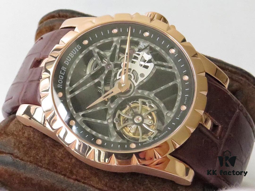 6931a840ccd8ab3d7af9caca JB Roger Dubuis EXCALIBUR King Series RDDBEX0260 (Sports Version of RDDBEX0393, 45mm Diameter, Safety Guard Bridge Crown with Original-Like Winder Included)