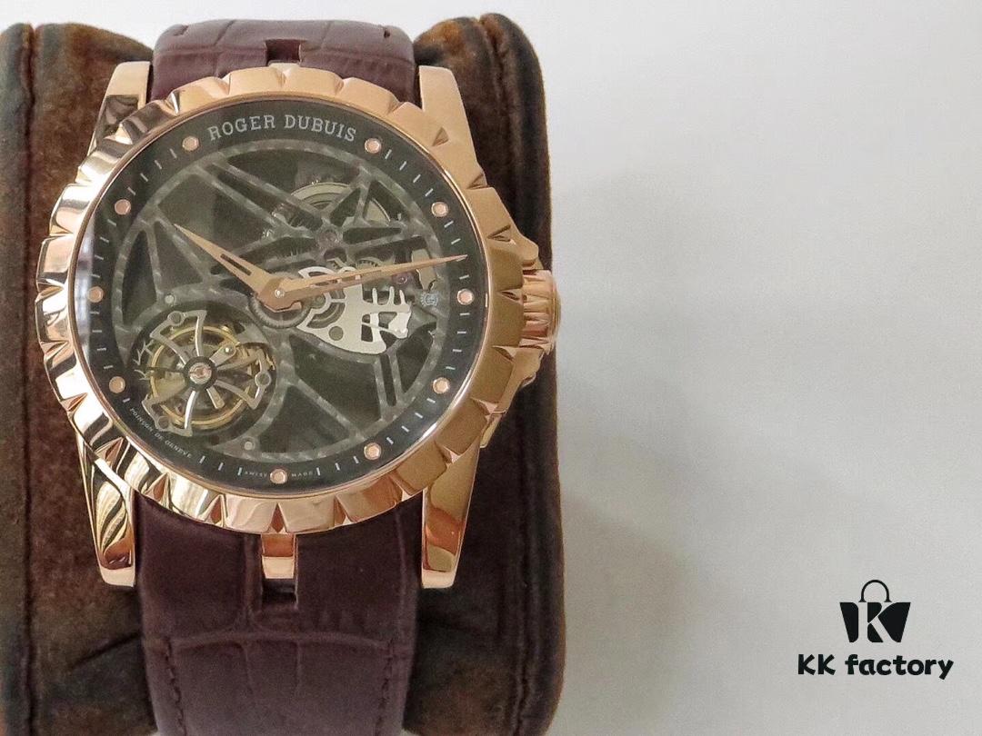 6931a840ccd8ab3d7af9cacb JB Roger Dubuis EXCALIBUR King Series RDDBEX0260 (Sports Version of RDDBEX0393, 45mm Diameter, Safety Guard Bridge Crown with Original-Like Winder Included)