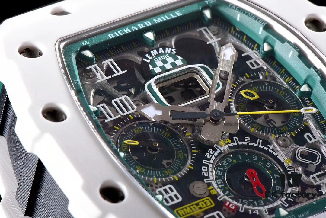 6931a841ccd8ab3d7af9cad3 KV Taiwan Factory Masterpiece, Strong Debut: Richard Mille RM011-03LMC Ceramic Watch, Classic Racing Series