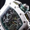 6931a841ccd8ab3d7af9cad6 KV Taiwan Factory Masterpiece, Strong Debut: Richard Mille RM011-03LMC Ceramic Watch, Classic Racing Series