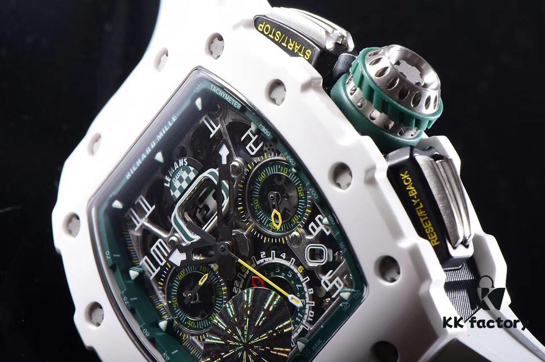 6931a841ccd8ab3d7af9cad6 KV Taiwan Factory Masterpiece, Strong Debut: Richard Mille RM011-03LMC Ceramic Watch, Classic Racing Series