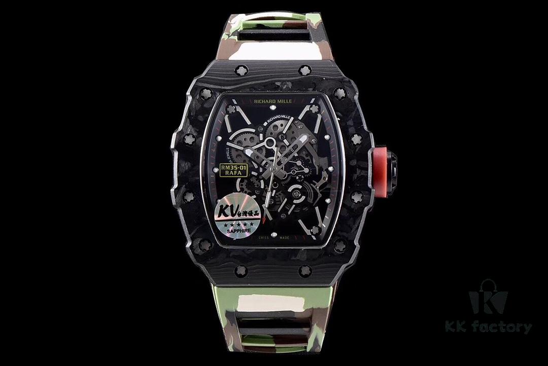 KV Brand New Richard Miller RM-35 Strongest Imported Original Carbon Fiber "V3" Upgraded Version