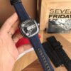 6931a84cccd8ab3d7af9cb9c New Arrival Sevenfriday Model M1B/01, 47mm, Automatic Mechanical Movement, Multi-layer 3D Dial, Polished Bezel, Matte Blue Case with Blue Denim Strap