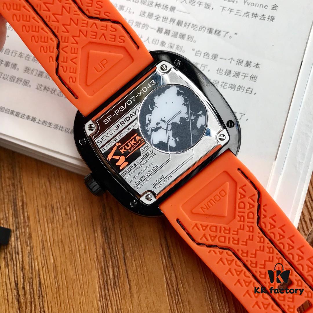 6931a84dccd8ab3d7af9cba8 SEVENFRIDAY /07 KUKA III Makes a Dazzling Debut with Striking Black and Orange Colors