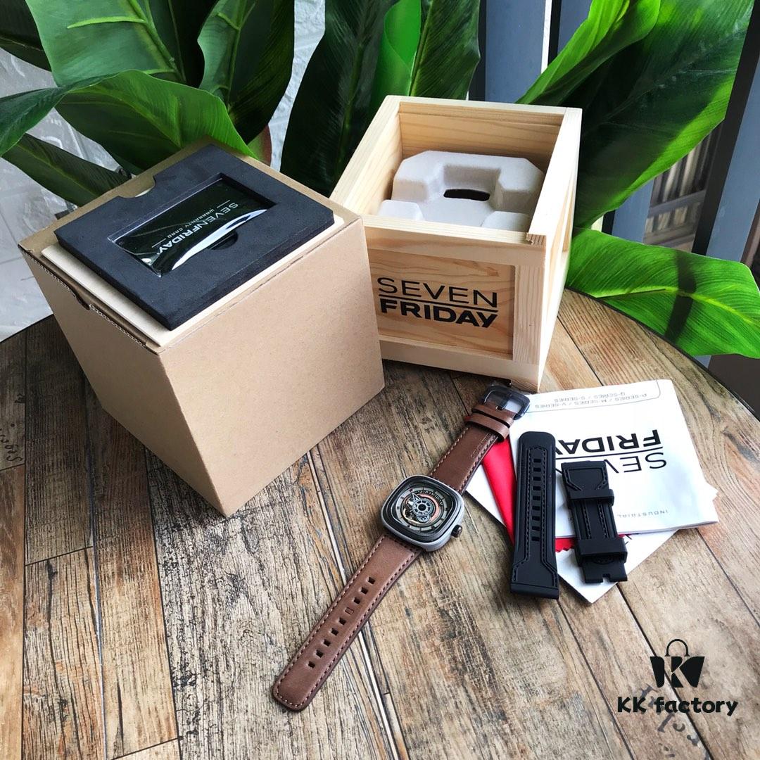6931a84eccd8ab3d7af9cbbd SevenFriday SF-B/01 Original Order Men's Mechanical Watch with Miyota 82S7 Movement, 47*13mm Case, Genuine Accessories Included