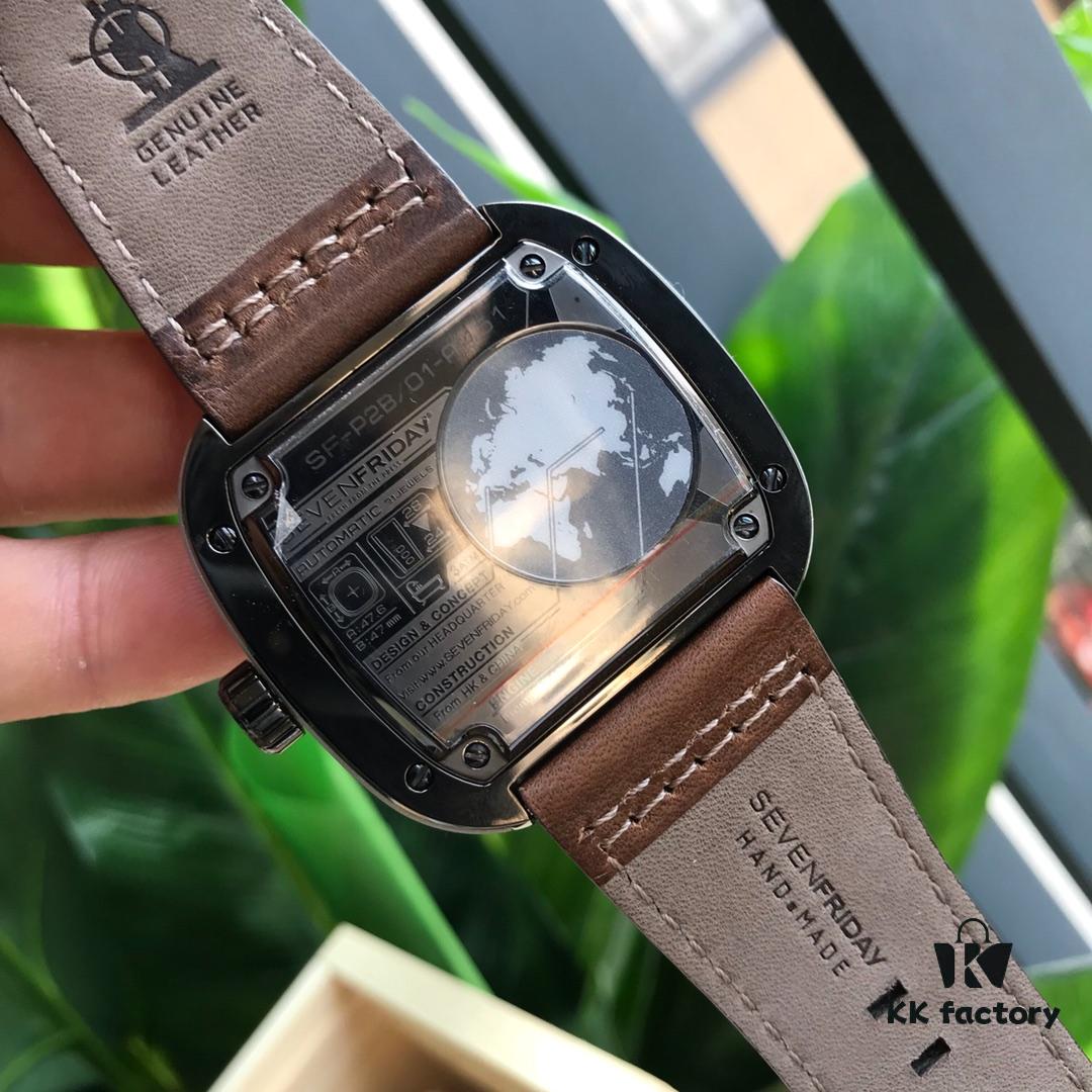 6931a84fccd8ab3d7af9cbc2 SevenFriday SF-B/01 Original Order Men's Mechanical Watch with Miyota 82S7 Movement, 47*13mm Case, Genuine Accessories Included