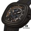 6931a850ccd8ab3d7af9cbdf New Arrival in Stock! SevenFriday SF-B/02 Bullrush Really 2017 Limited Edition Luxury Watch with Unique Disc Design Replacing Hands, 3D Full Appearance