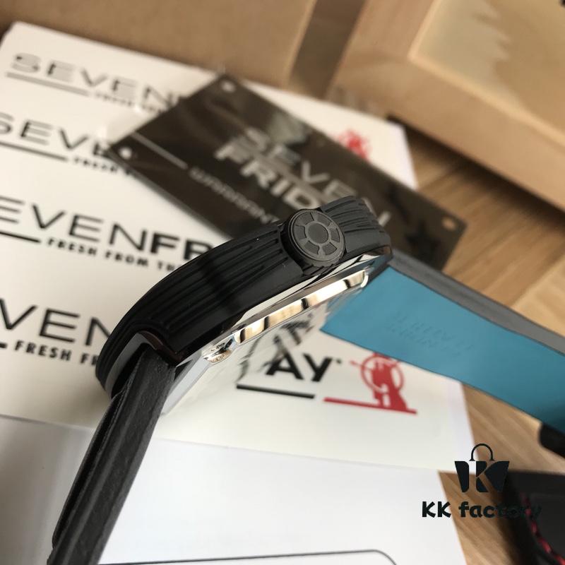 6931a851ccd8ab3d7af9cbe2 New Arrival in Stock! SevenFriday SF-B/02 Bullrush Really 2017 Limited Edition Luxury Watch with Unique Disc Design Replacing Hands, 3D Full Appearance