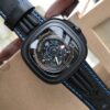 6931a851ccd8ab3d7af9cbe6 New Arrival in Stock! SevenFriday SF-B/02 Bullrush Really 2017 Limited Edition Luxury Watch with Unique Disc Design Replacing Hands, 3D Full Appearance