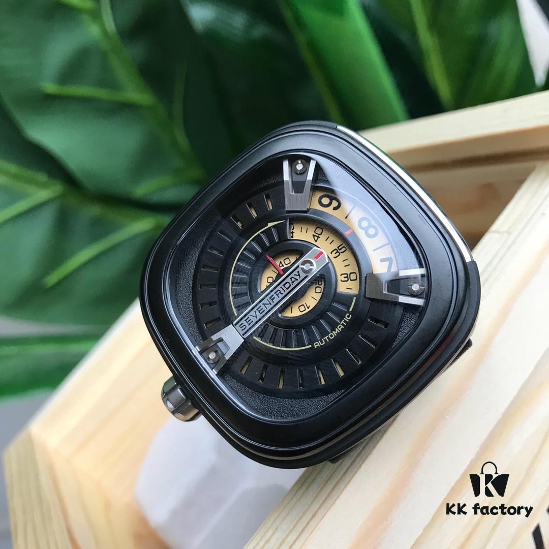 Authentic SevenFriday SF-M2/01 Swiss Fashion Watch – M Series M2-01 Designed for Left-Handers