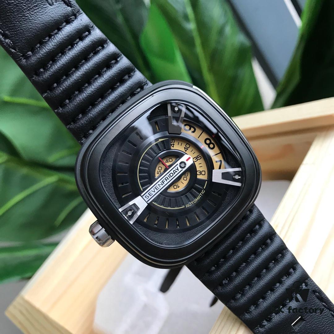 Authentic SevenFriday SF-M2/01 Swiss Fashion Watch – M Series M2-01 Designed for Left-Handers