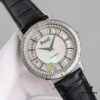 6931a858ccd8ab3d7af9cc60 Piaget Altiplano Series Men's Leather Strap Watch with Baguette and Round Diamonds